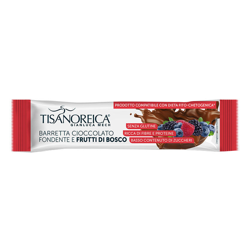 Gianluca Mech - Tisanoreica Barretta T-Smart Frutti Di Bosco Ricoperto Di Cioccolato Fondente 35g