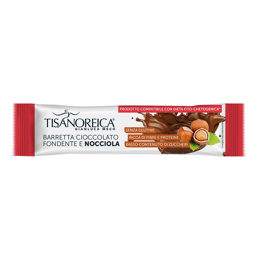 Gianluca Mech - Tisanoreica Barretta T-Smart Nocciola Ricoperta Di Cioccolato Fondente 35g