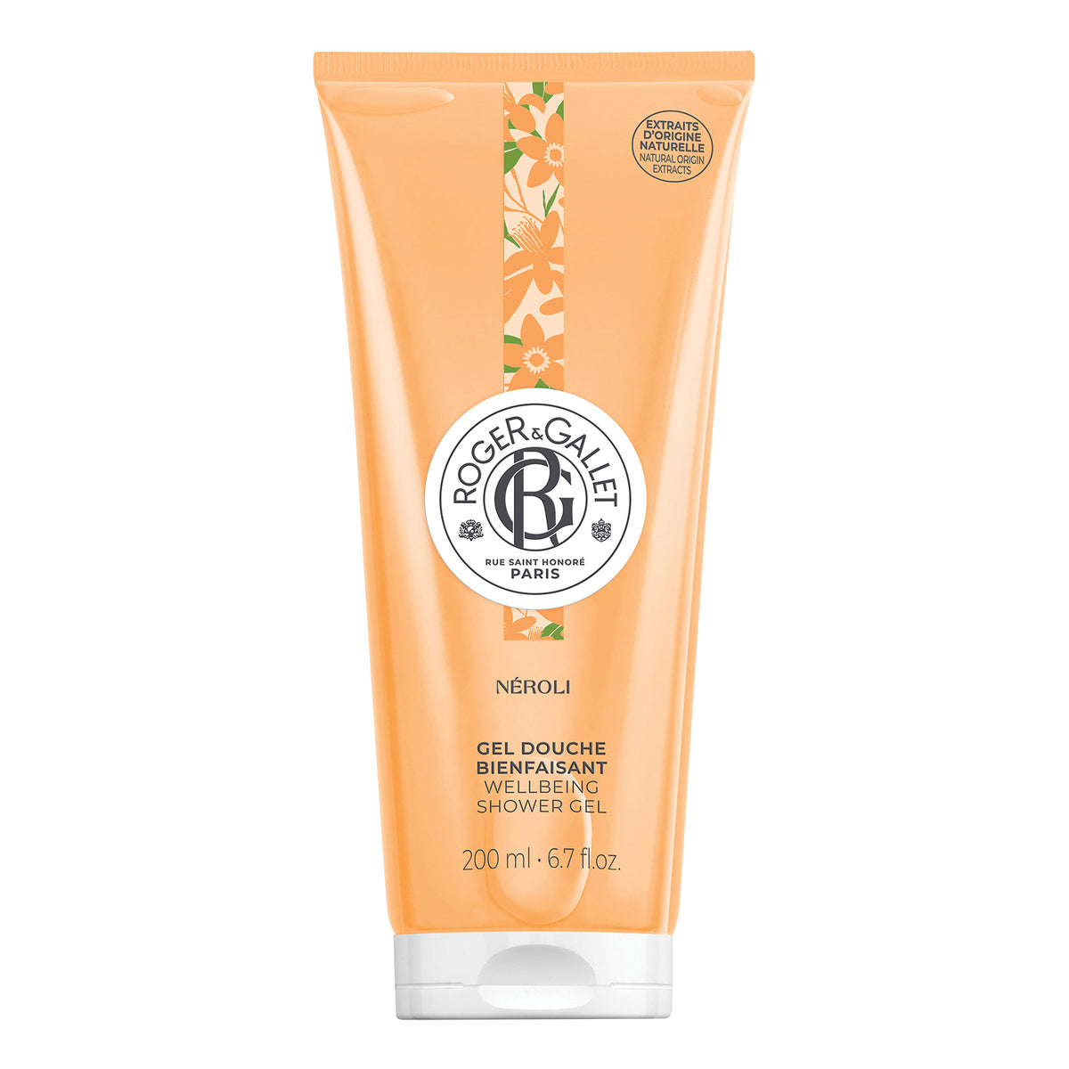 Roger&Gallet Néroli | Gel Doccia di Benessere al Neroli | 200 ml  