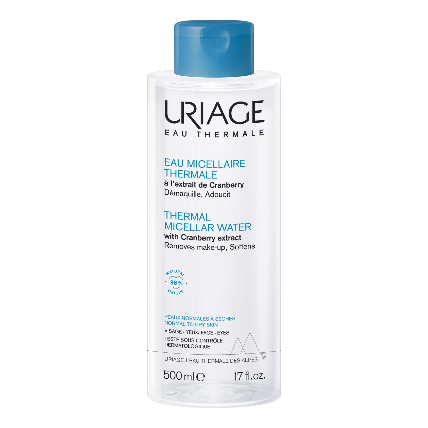 Uriage - Eau Micellaire Thermale Struccante Pelli Normali Secche 500ml