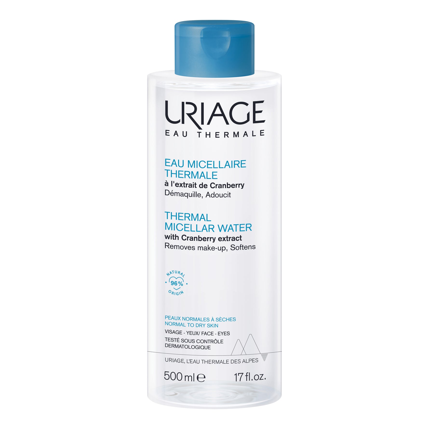 Uriage - Eau Micellaire Thermale Struccante Pelli Normali Secche 500ml
