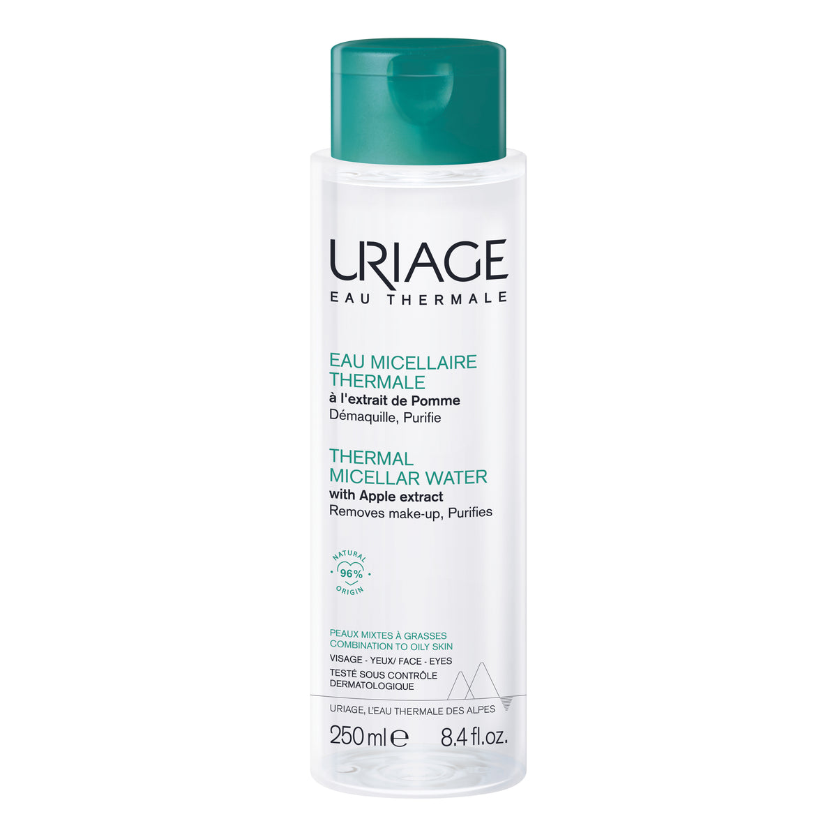 Uriage - Eau Micellaire Thermale Struccante Pelli Miste Grasse Flacone 250ml  