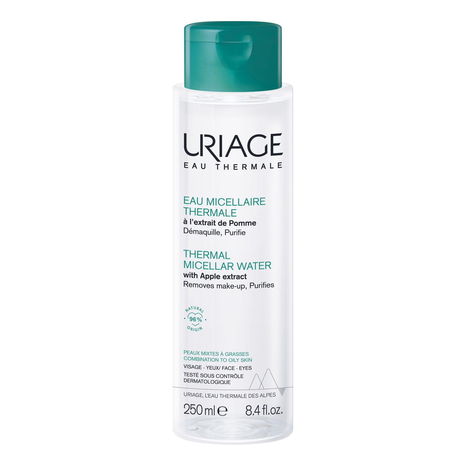 Uriage - Eau Micellaire Thermale Struccante Pelli Miste Grasse Flacone 250ml