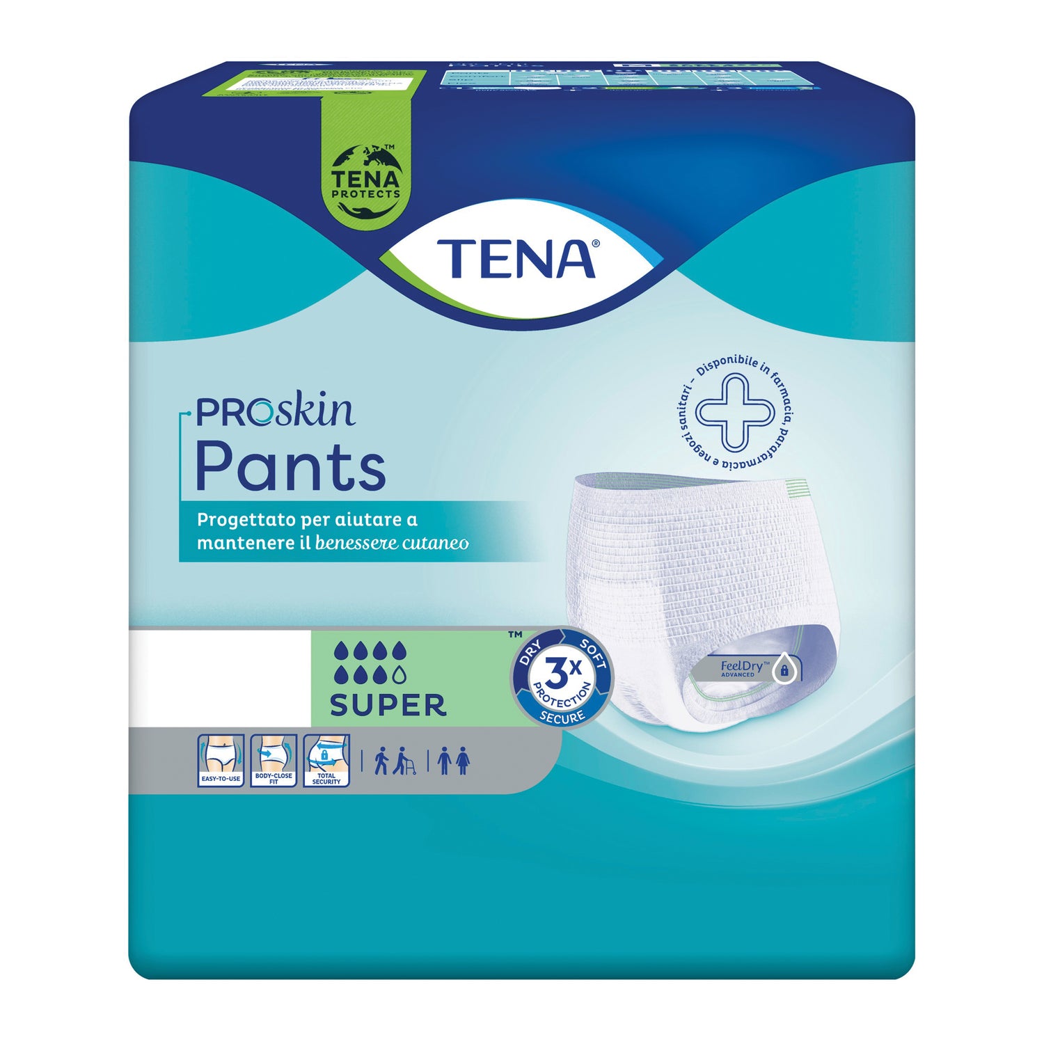 TENA ProSkin Pants Super M - 12 pezzi