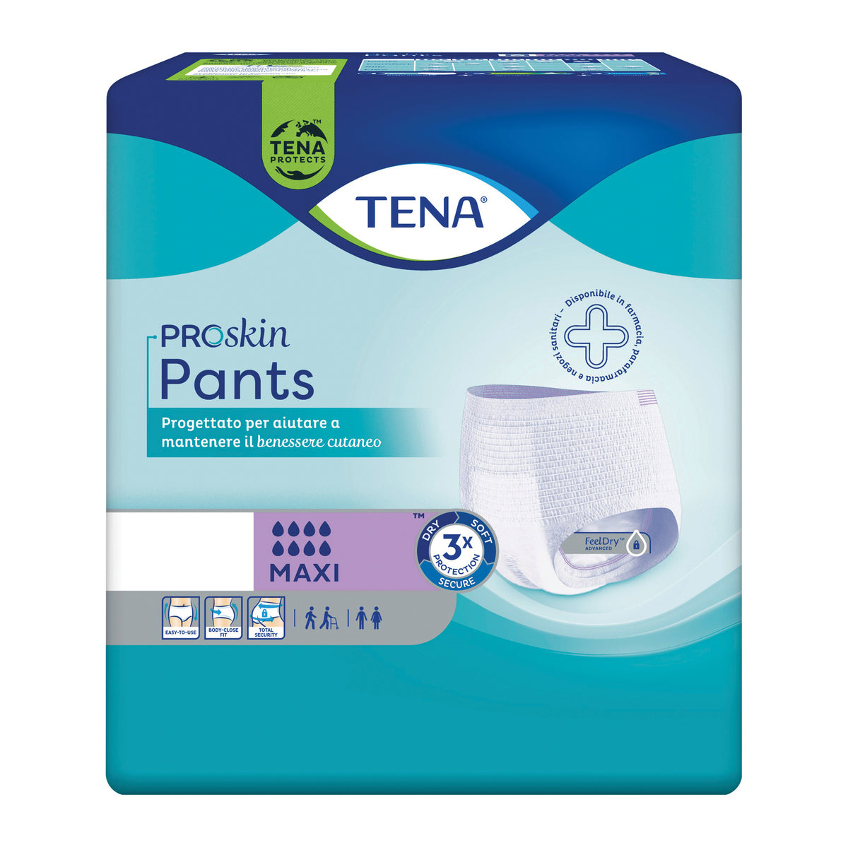 Tena Proskin Pants Maxi S - Mutandine Assorbenti Per Incontinenza 8 Pezzi  