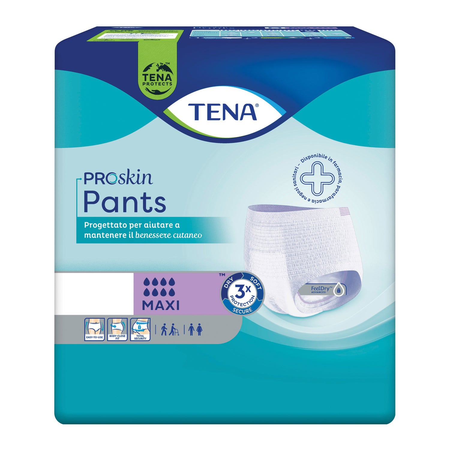 Tena Proskin Pants Maxi XL - Mutandine Assorbenti Per Incontinenza 10 Pezzi