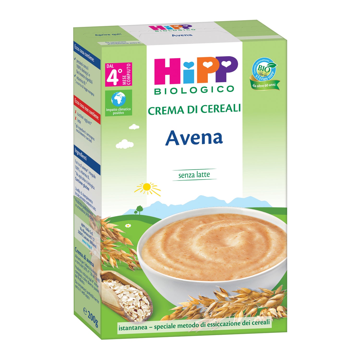 HIPP BIO CREMA CRL AVENA 200G