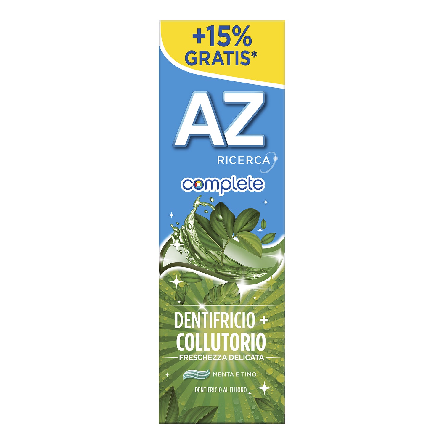 Az Dentifricio Complete Plus Freschezza Delicata Menta Leggera 65ml