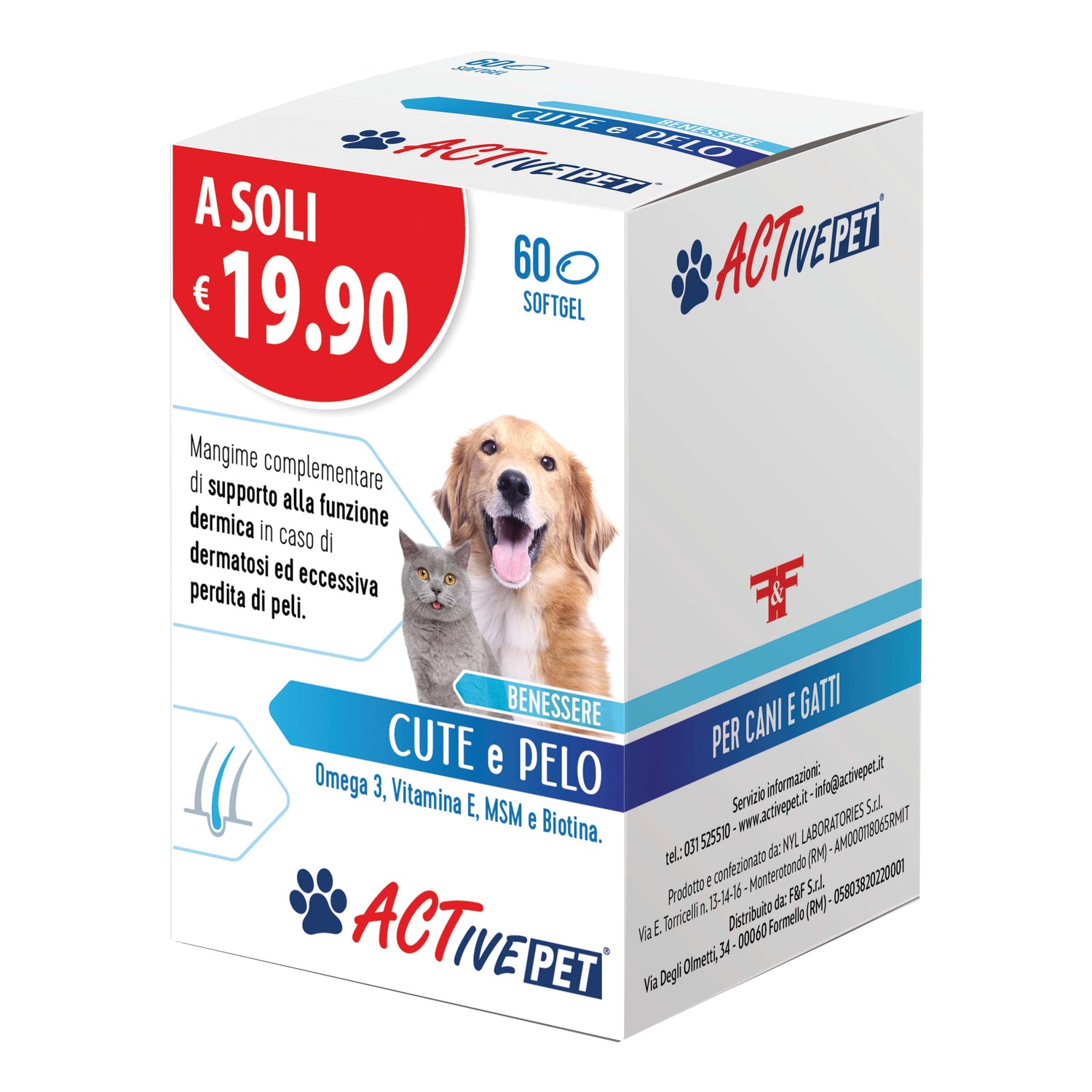 ACTIVE PET CUTE E PELO 60SOFTG