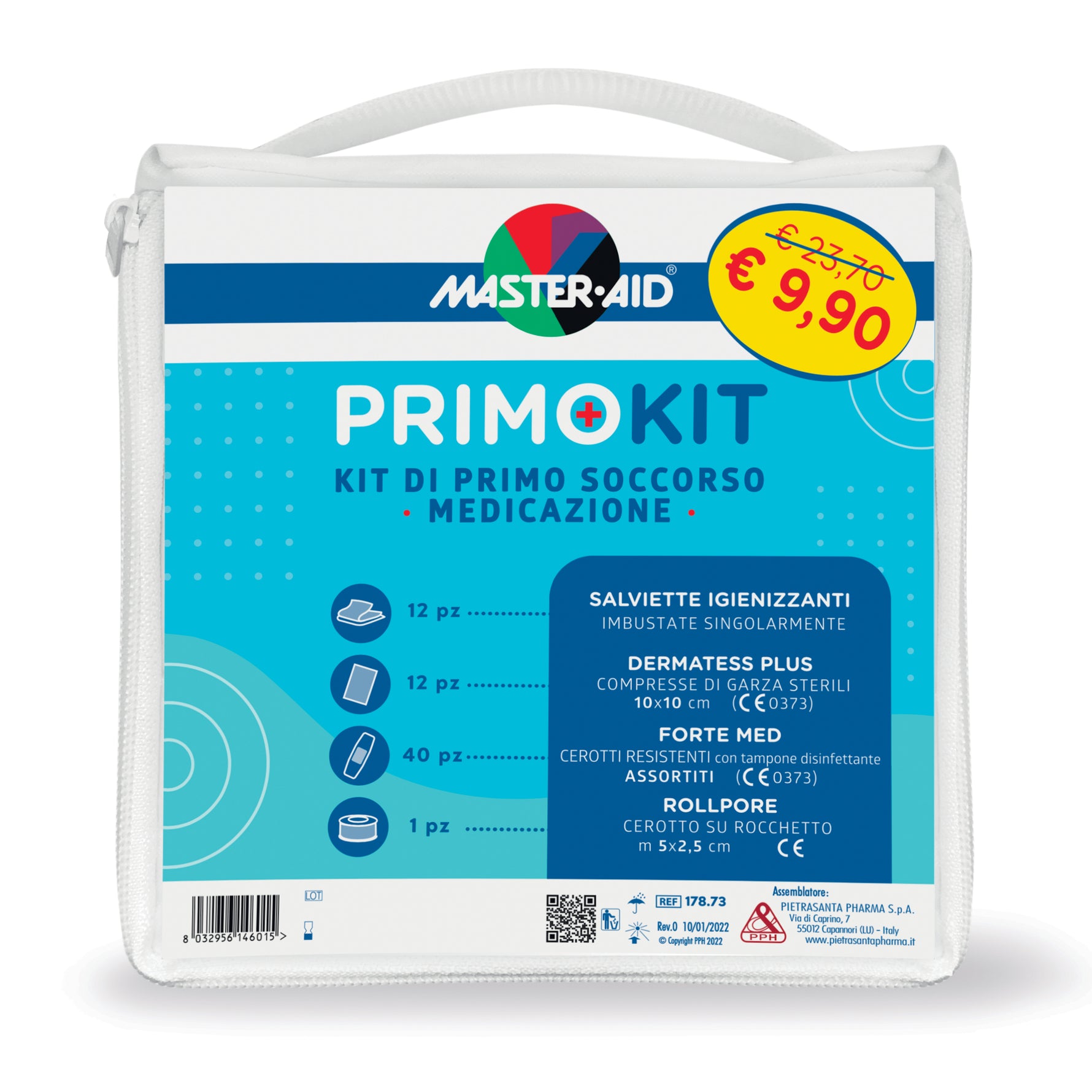 Master Aid Kit Primo Soccorso 4 Pezzi
