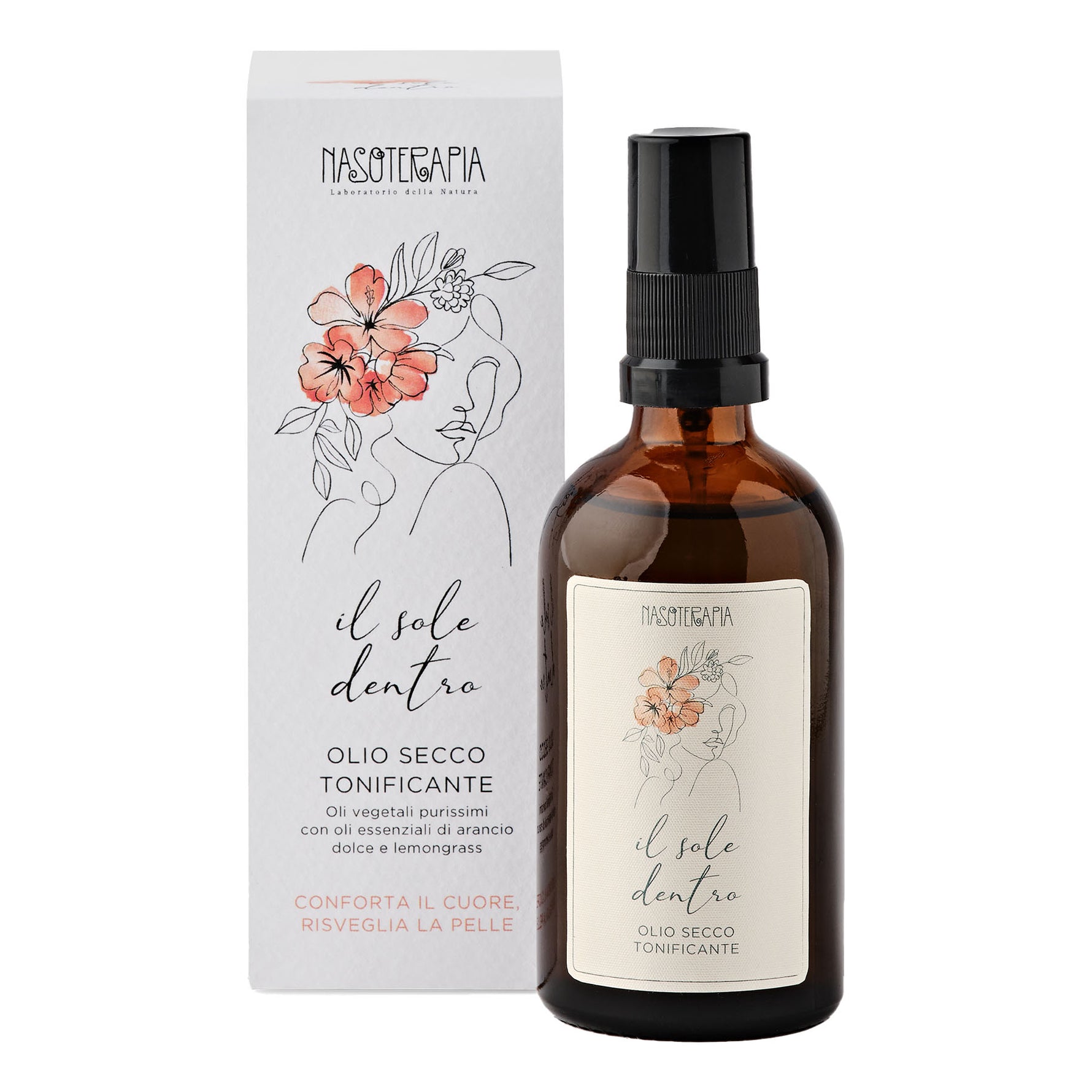 Nasoterapia Olio Secco Aromatico Tonificante Corpo E Capelli Il Sole Dentro 100ml
