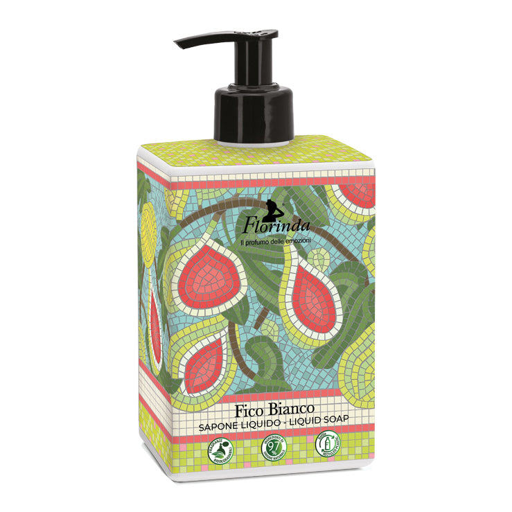 Florinda - Sapone Liquido Mosaici Italiani Fico Bianco 500ml