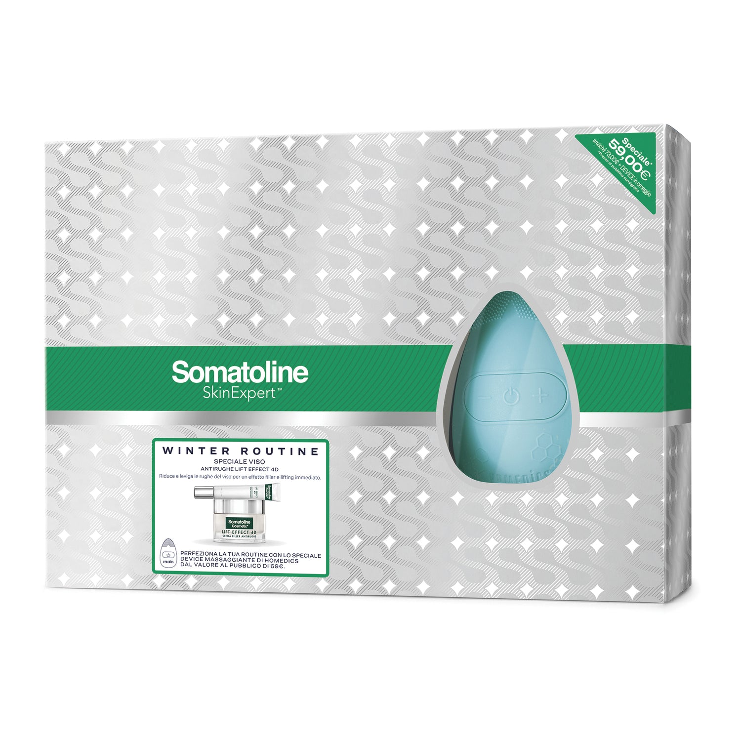 Somatoline Skin Expert Cofanetto Premium Speciale Viso Anti-Rughe Lift Effect 4d