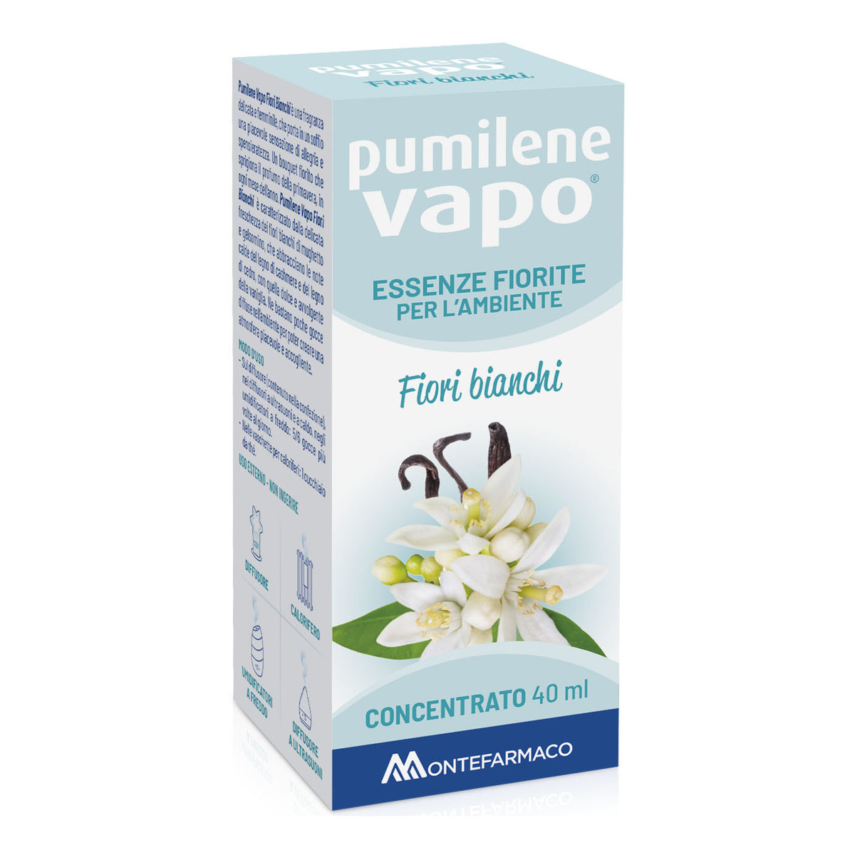 Pumilene Vapo Essenza Per Ambienti Fiori Bianchi 40ml  