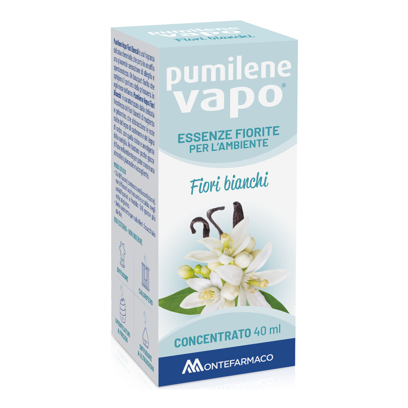 Pumilene Vapo Essenza Per Ambienti Fiori Bianchi 40ml

