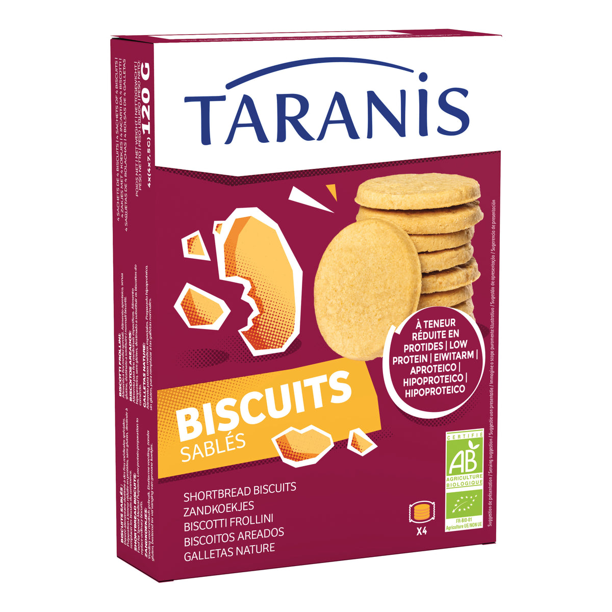TARANIS BISCOTTI FROLLINI 120G  