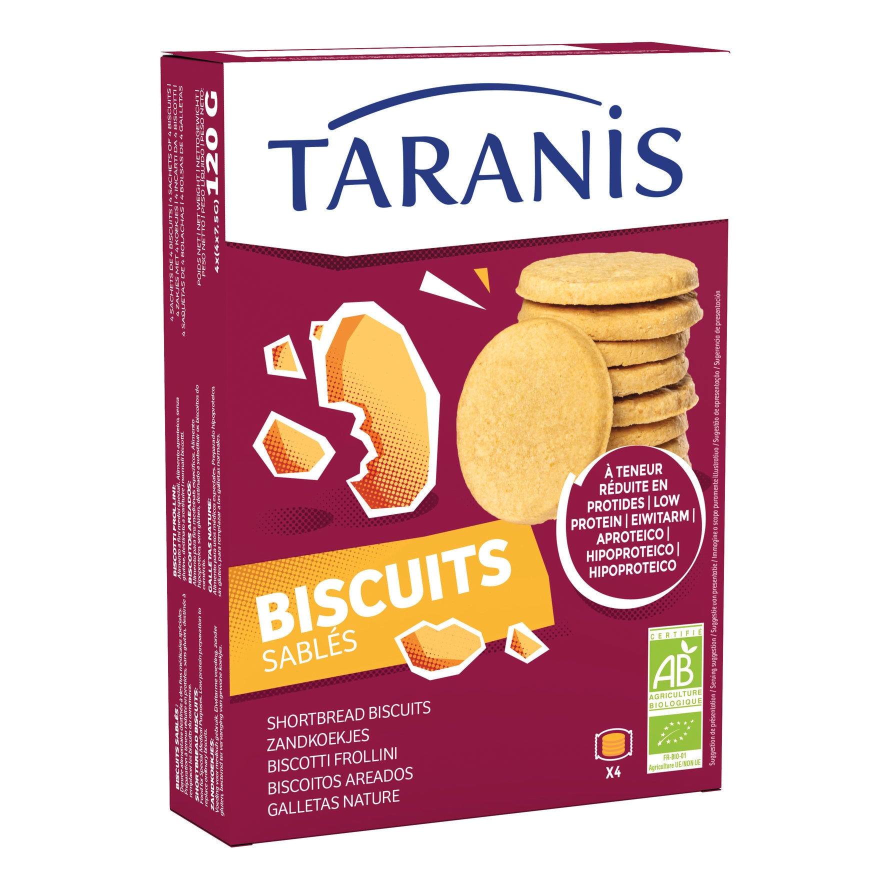 TARANIS BISCOTTI FROLLINI 120G

