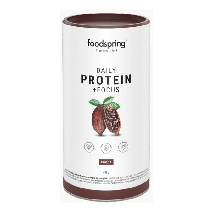 Foodspring Daily Protein + Focus Gusto Cacao 480g  