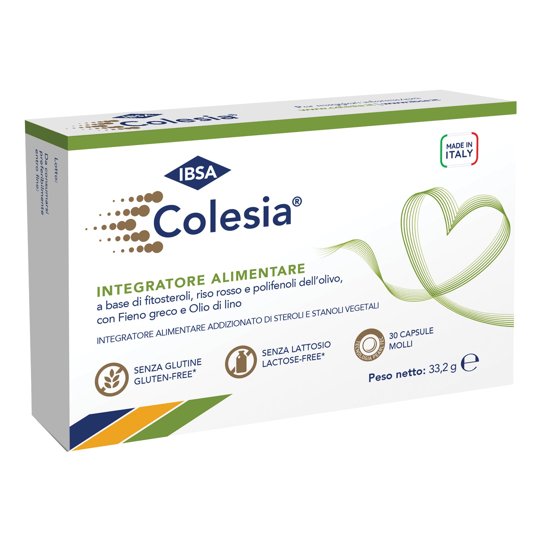 Colesia | Integratore Colesterolo Fitosteroli e Riso Rosso | 30 Capsule Molli
