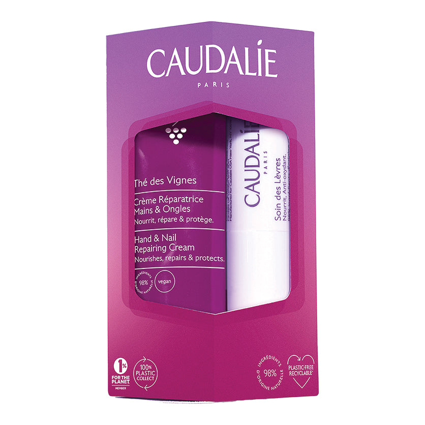 Caudalie - Cofanetto Thè des Vignes Crema mani e Balsamo labbra