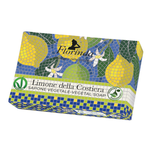 Florinda - Sapone Vegetale Mosaici Italiani Limone Della Costiera 50g