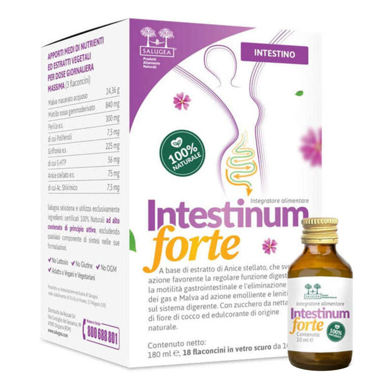 Salugea Intestinum Forte malva anice stellato 18 Flaconcini
