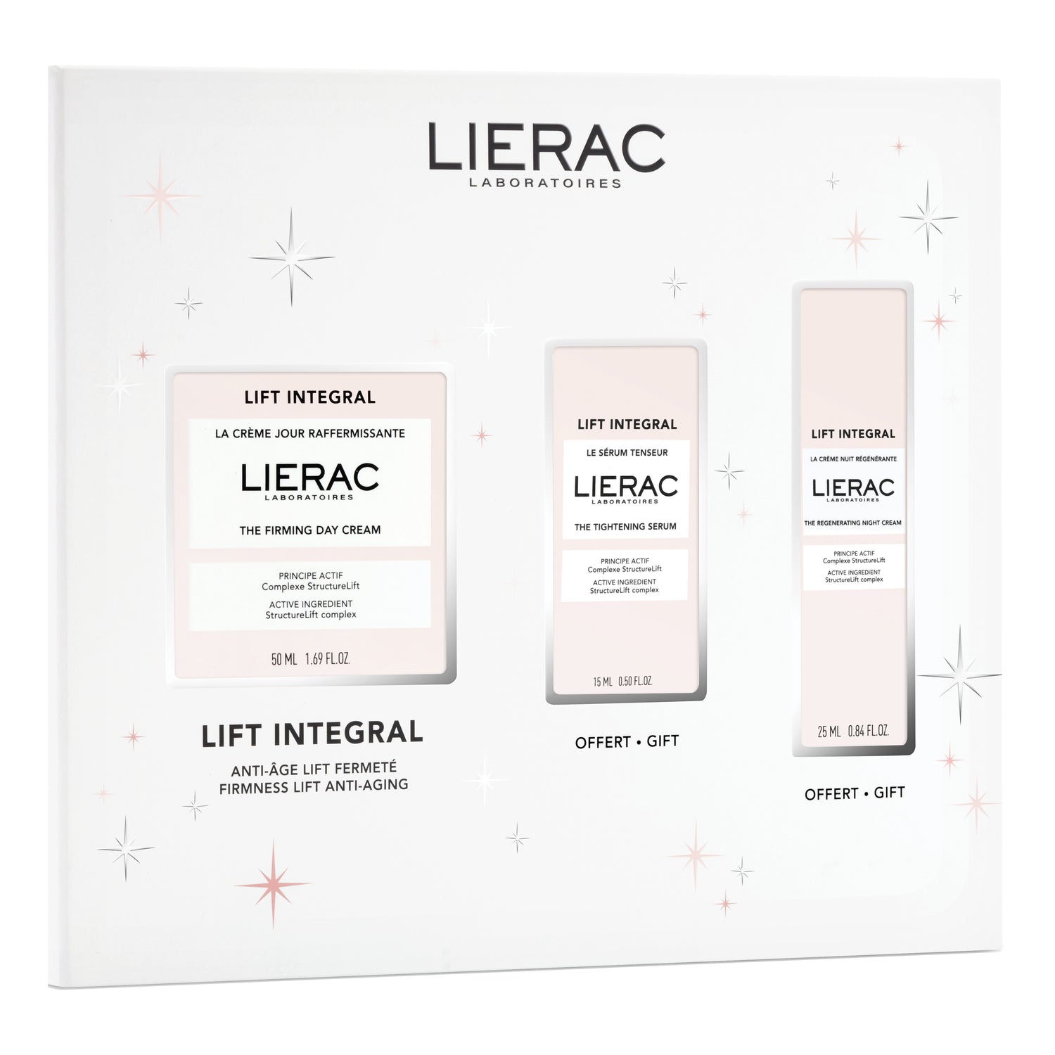 Lierac Cofanetto Regalo Lift Integral Crema Giorno Rassodante 50ml + Siero 15ml + Crema Notte 25ml In Omaggio
