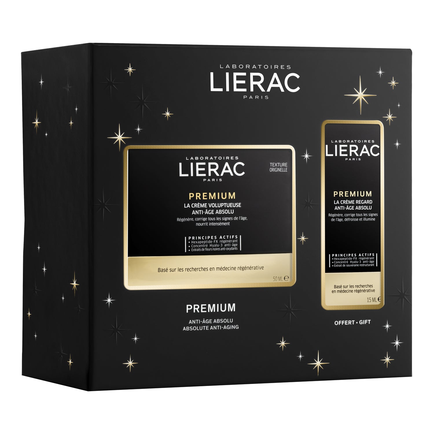 Lierac Cofanetto Regalo Premium Voluptueuse Crema 50 ml + Contorno Occhi 15 ml In Omaggio