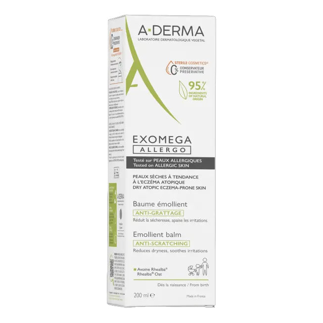 Aderma Exomega Allergo Balsamo Emolliente Cosmetico Sterile 40ml