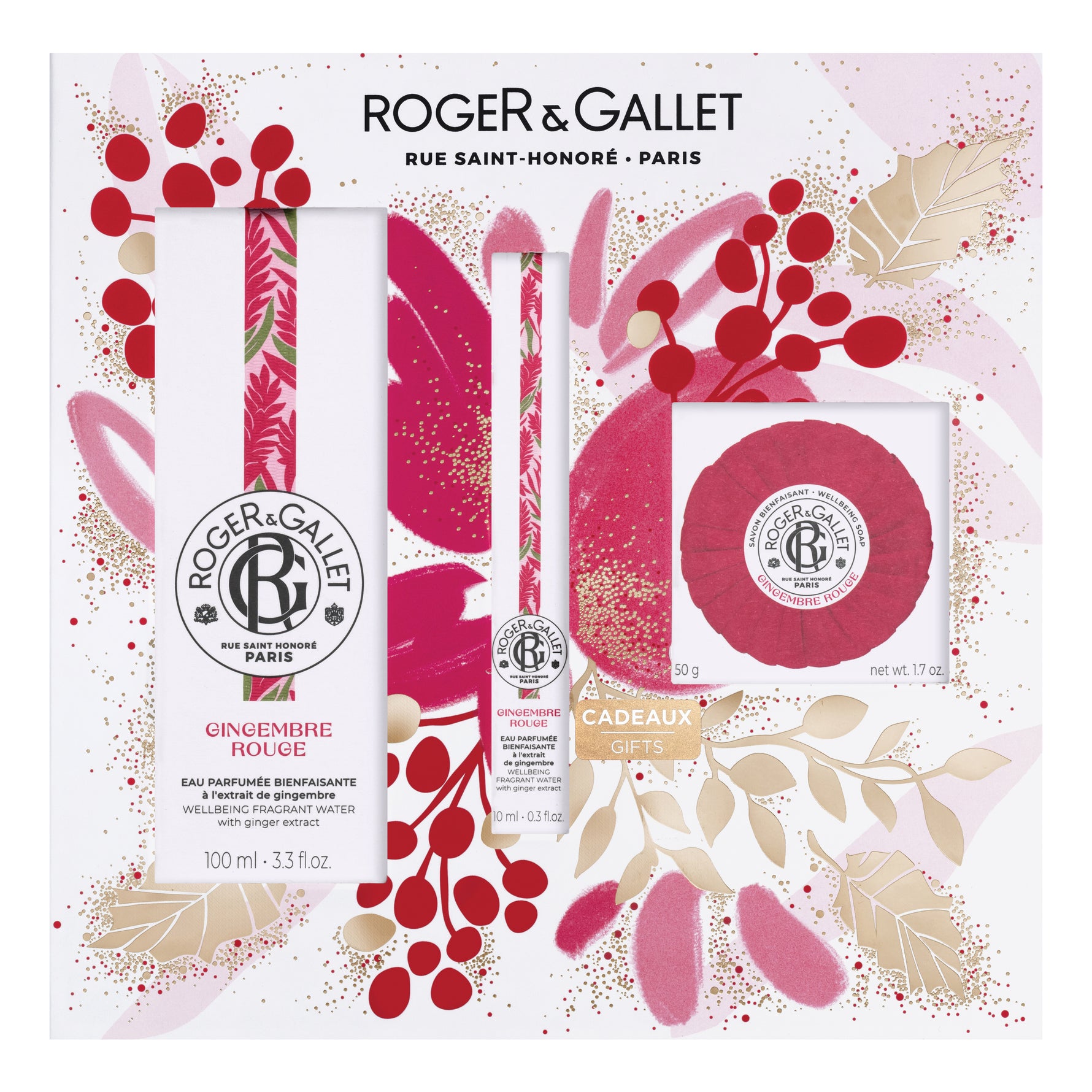 Roger&amp;Gallet Gingembre Rouge Cofanetto EDT e Saponetta
