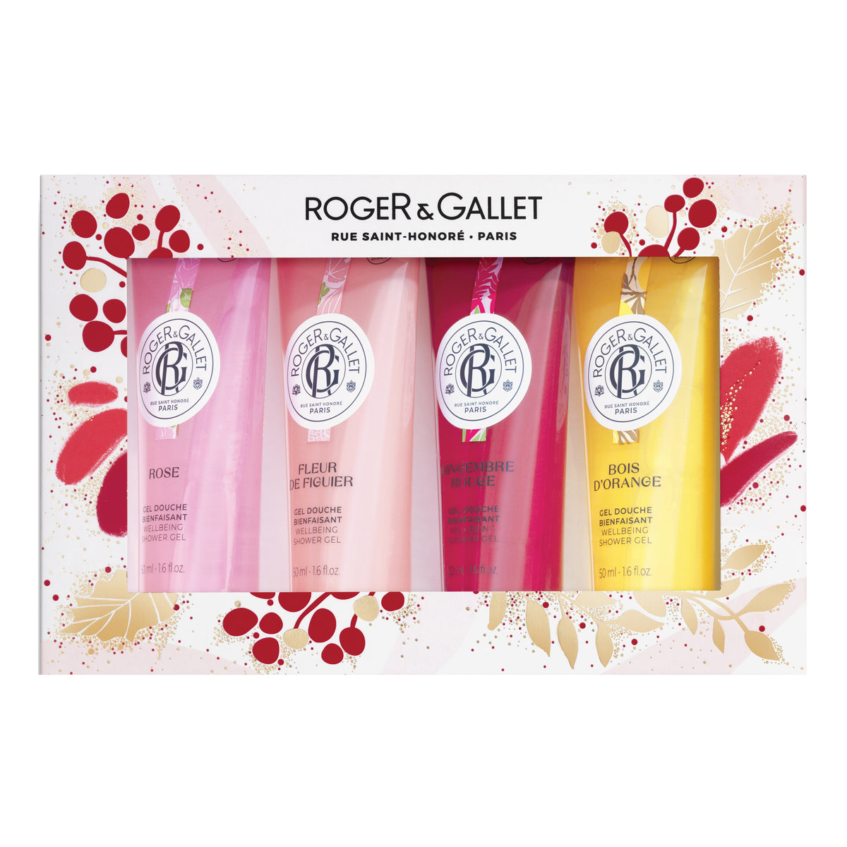 Roger&Gallet - Cofanetto Regalo Set Multi - 4 Gel Doccia Da 50ml  