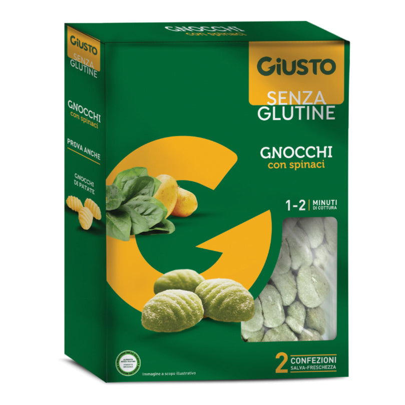 GIUSTO S/G GNOCCHI SPINACI500G  