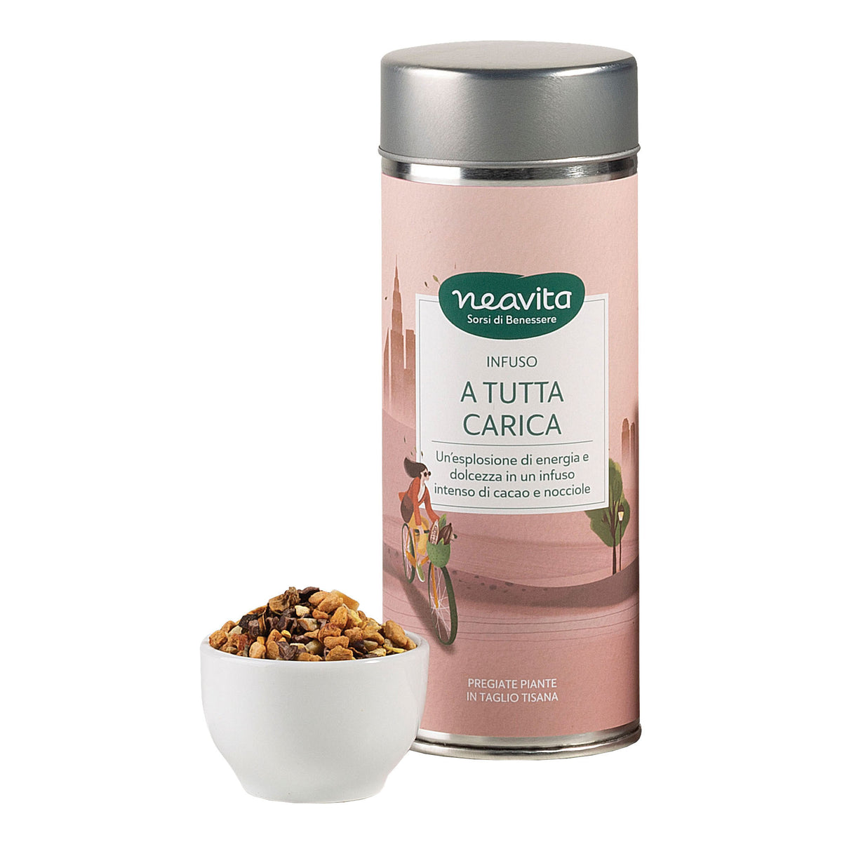 Neavita Silver Tin Infuso A Tutta Carica Taglio Tisana 100g  
