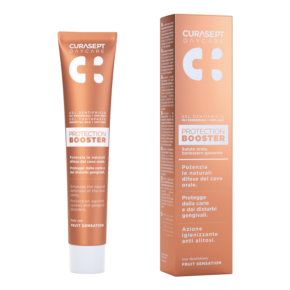 Curasept Daycare | Dentifricio Protection Booster Fruit Sensation | 75 ml  
