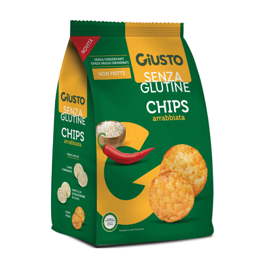 GIUSTO S/G CHIPS ARRABBIATA40G  