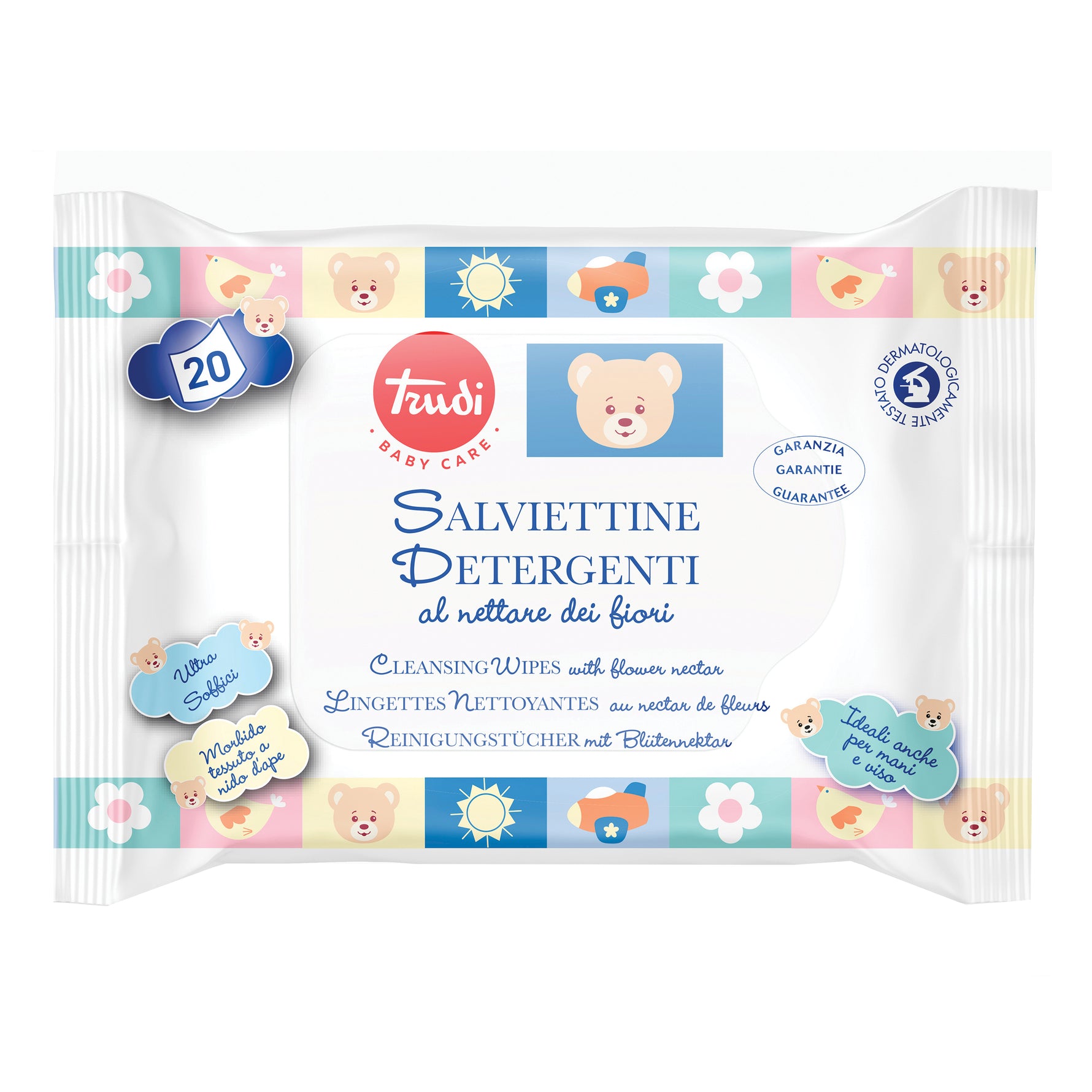 TRUDI BABY CARE SALV DET 20PZ
