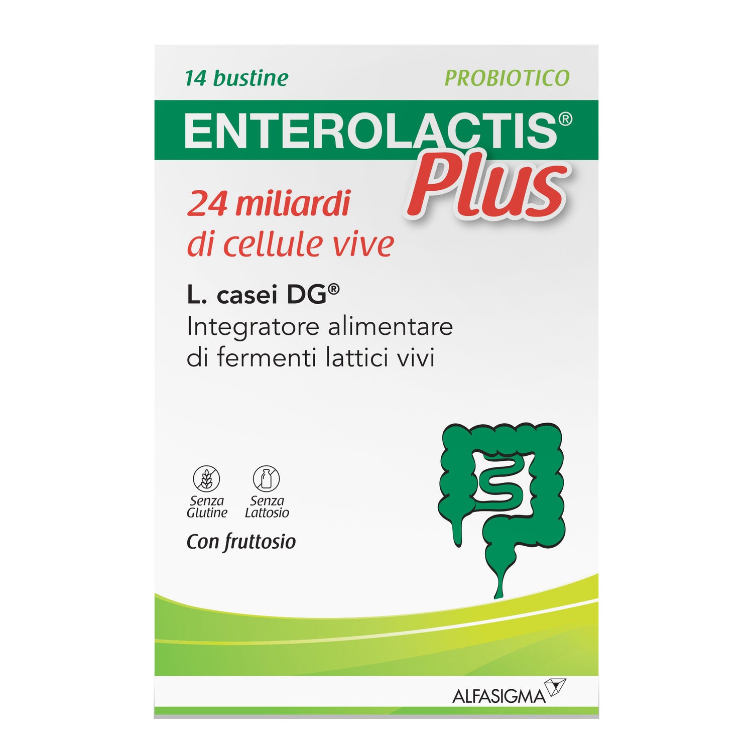 Enterolactis Plus Integratore Di Fermenti Lattici 14 Bustine