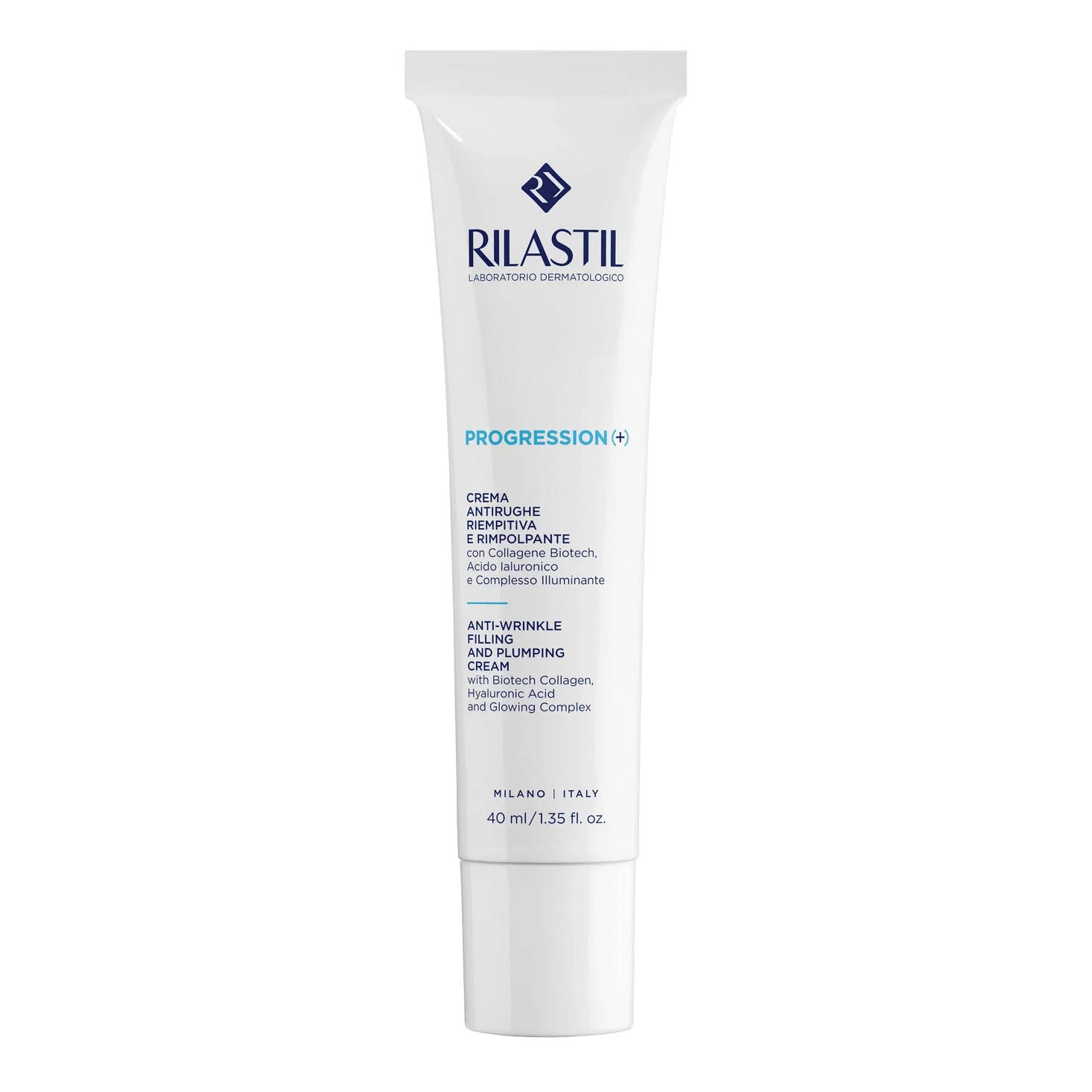 Rilastil Progression Crema Viso Antirughe Riempitiva e Rimpolpante 40ml