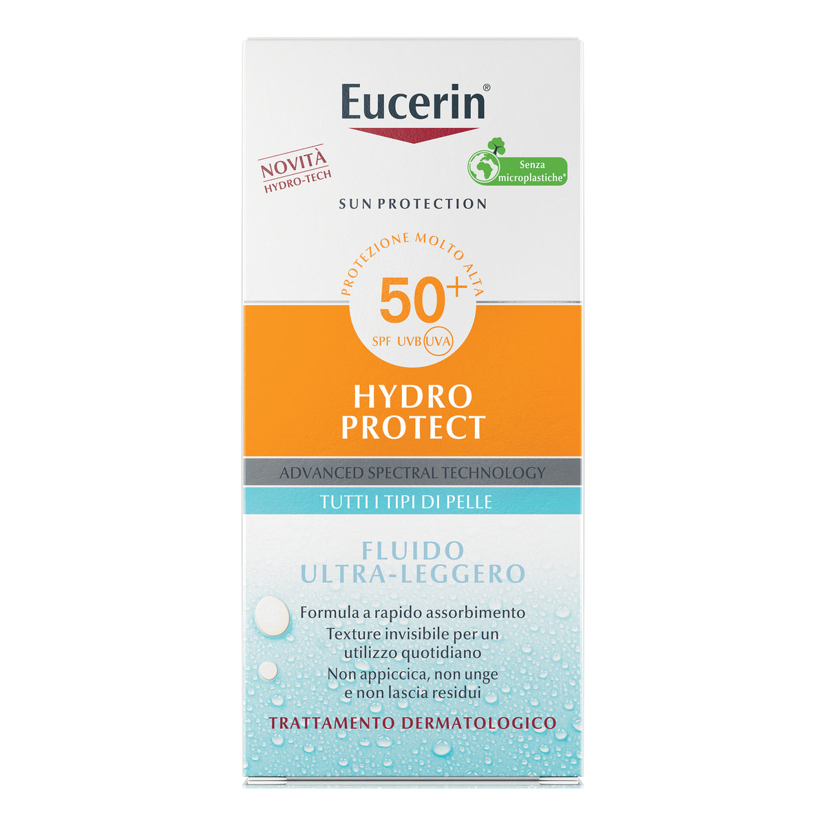 Eucerin Sun Face Acqua Protect Fp50+ Protezione Solare Per Il Viso Molto Alta 50ml  