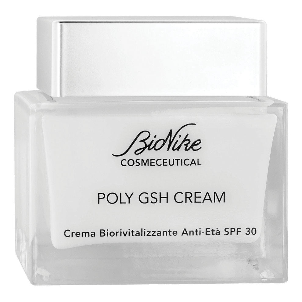 Bionike Cosmeceutical Poly GSH Cream Crema Biorivitalizzante Anti-Eta' SPF30 50 ml
