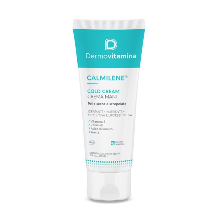 Dermovitamina Calmilene Cold Cream | Crema Mani Nutriente Pelle Secca | 75ml