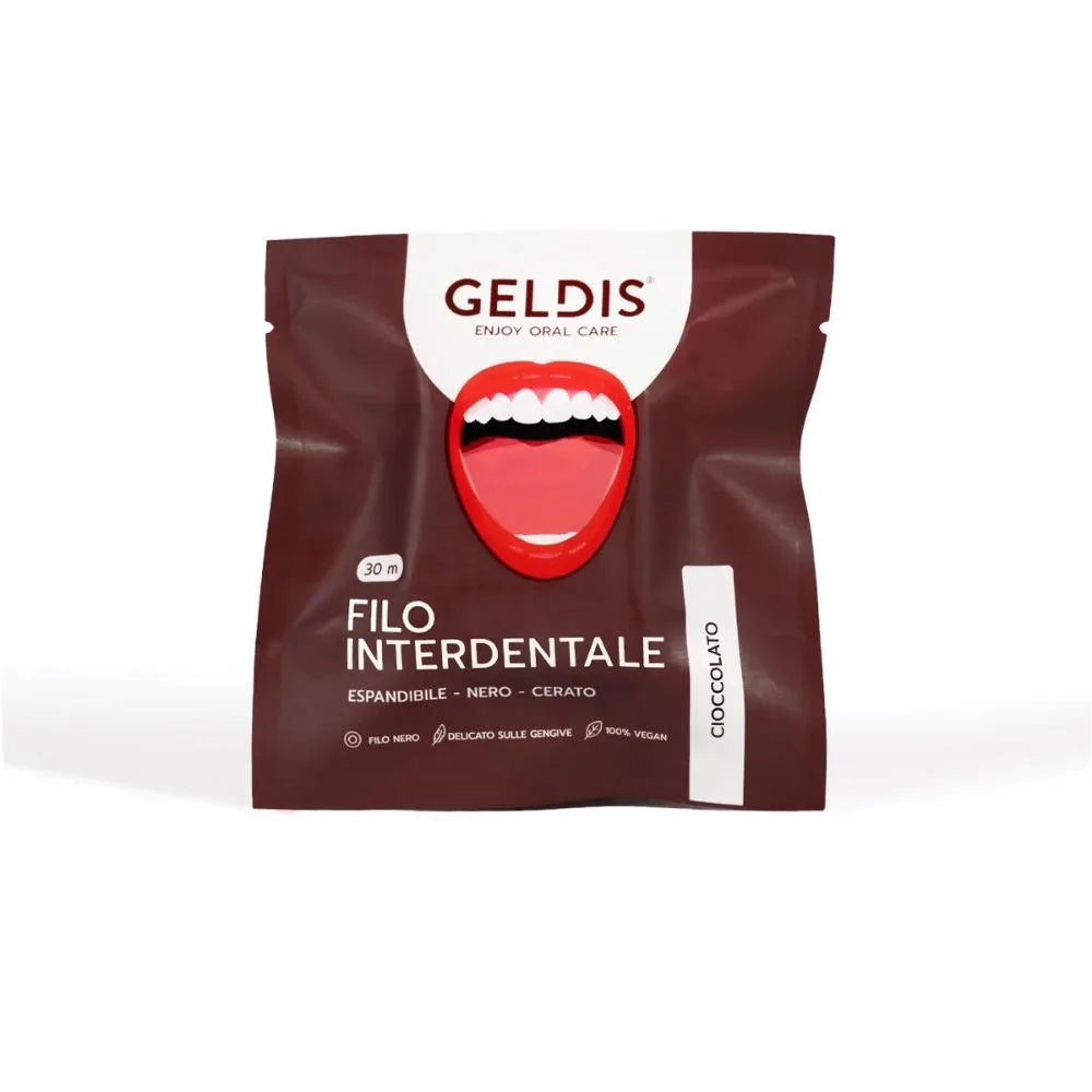Geldis Doctor Filo Interdentale | Espandibile Cioccolato | 30 m
