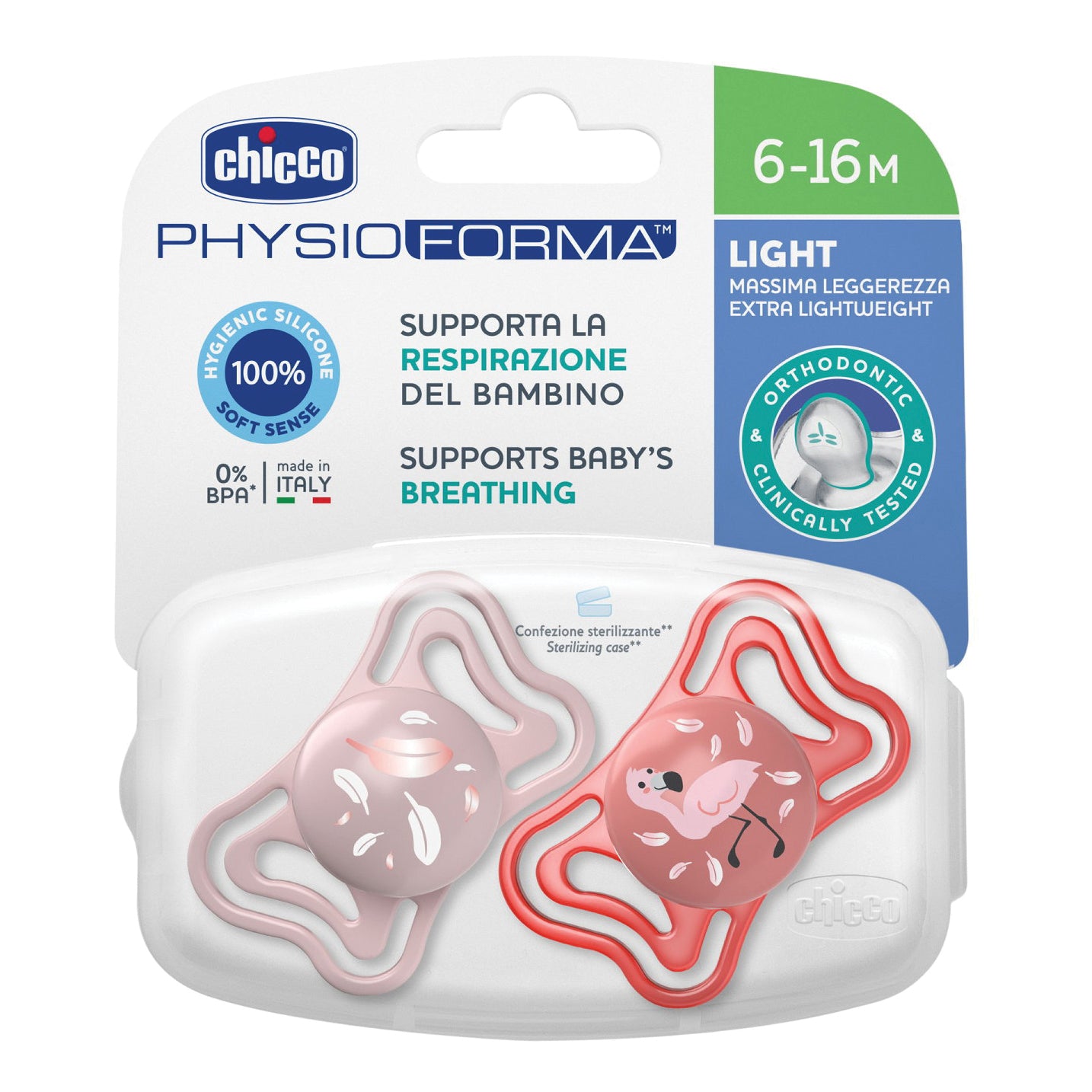 CH SUCCH LIGHT ROSA SIL6-16 2P