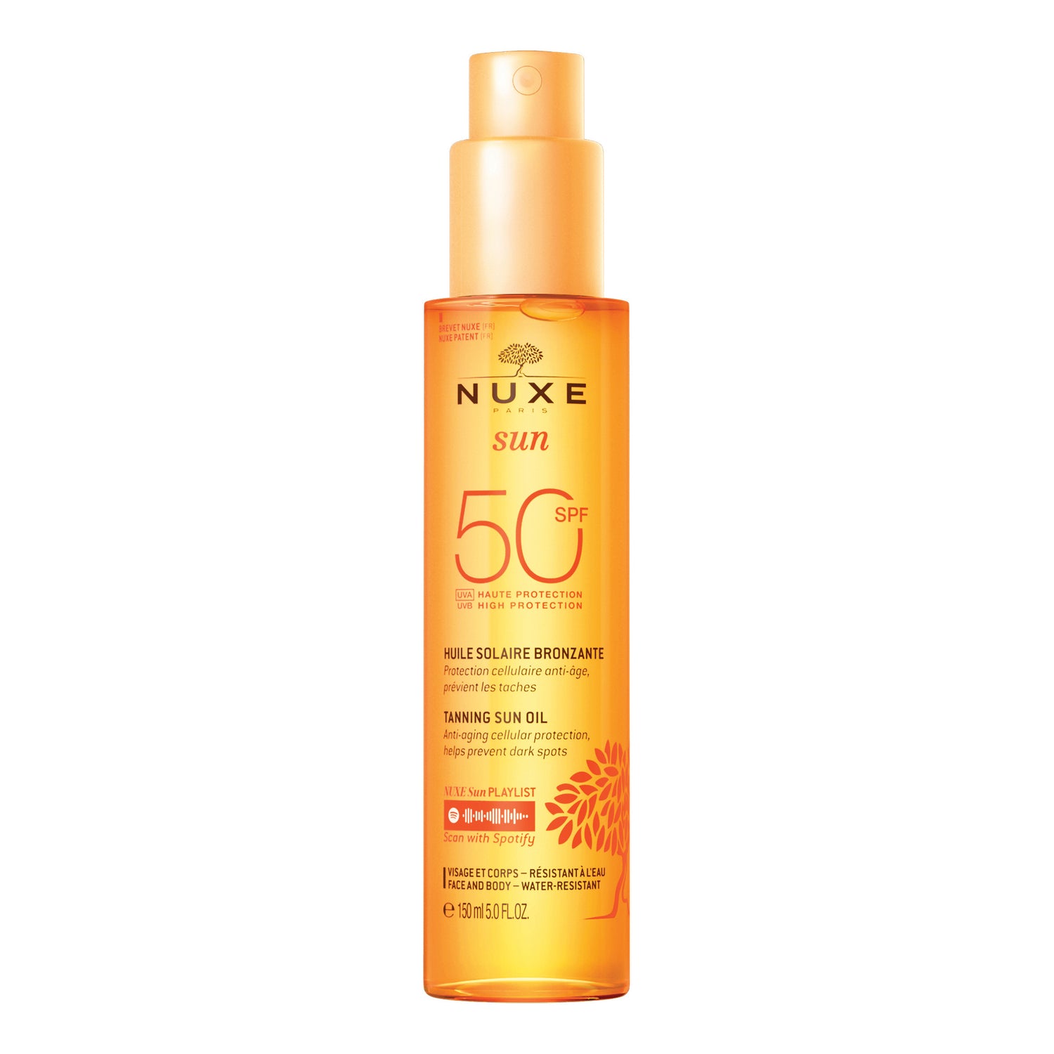 Nuxe Sun Olio Solare Viso E Corpo Spf 50 150ml