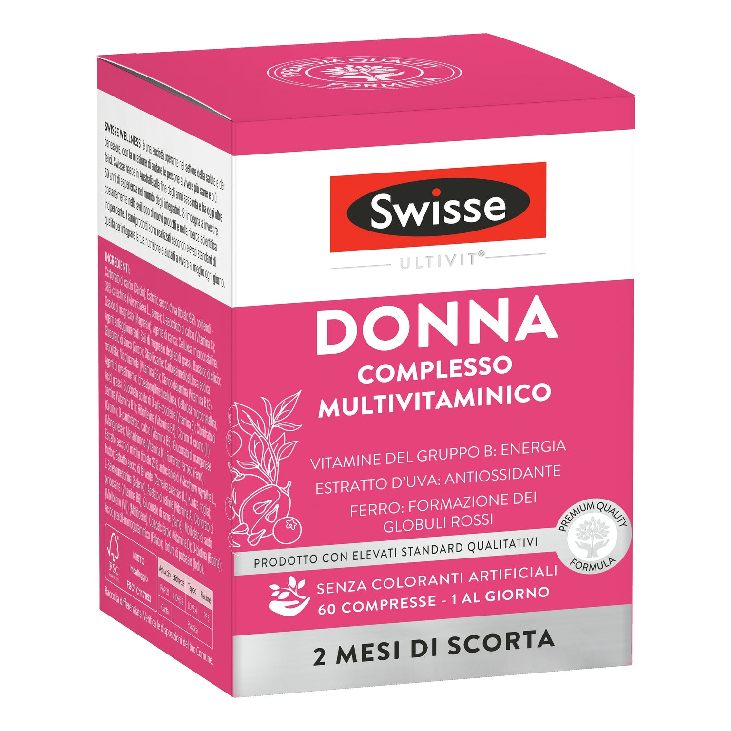 SWISSE MULTIVIT DONNA 60CPR