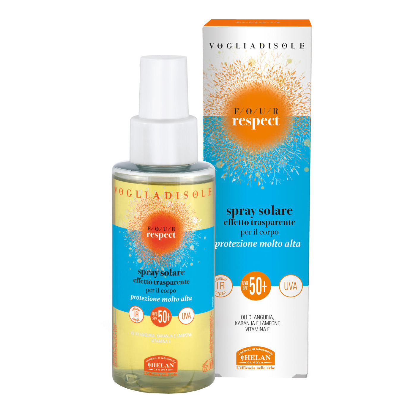 HELAN SPRAY SOLARE TRASP SPF50

