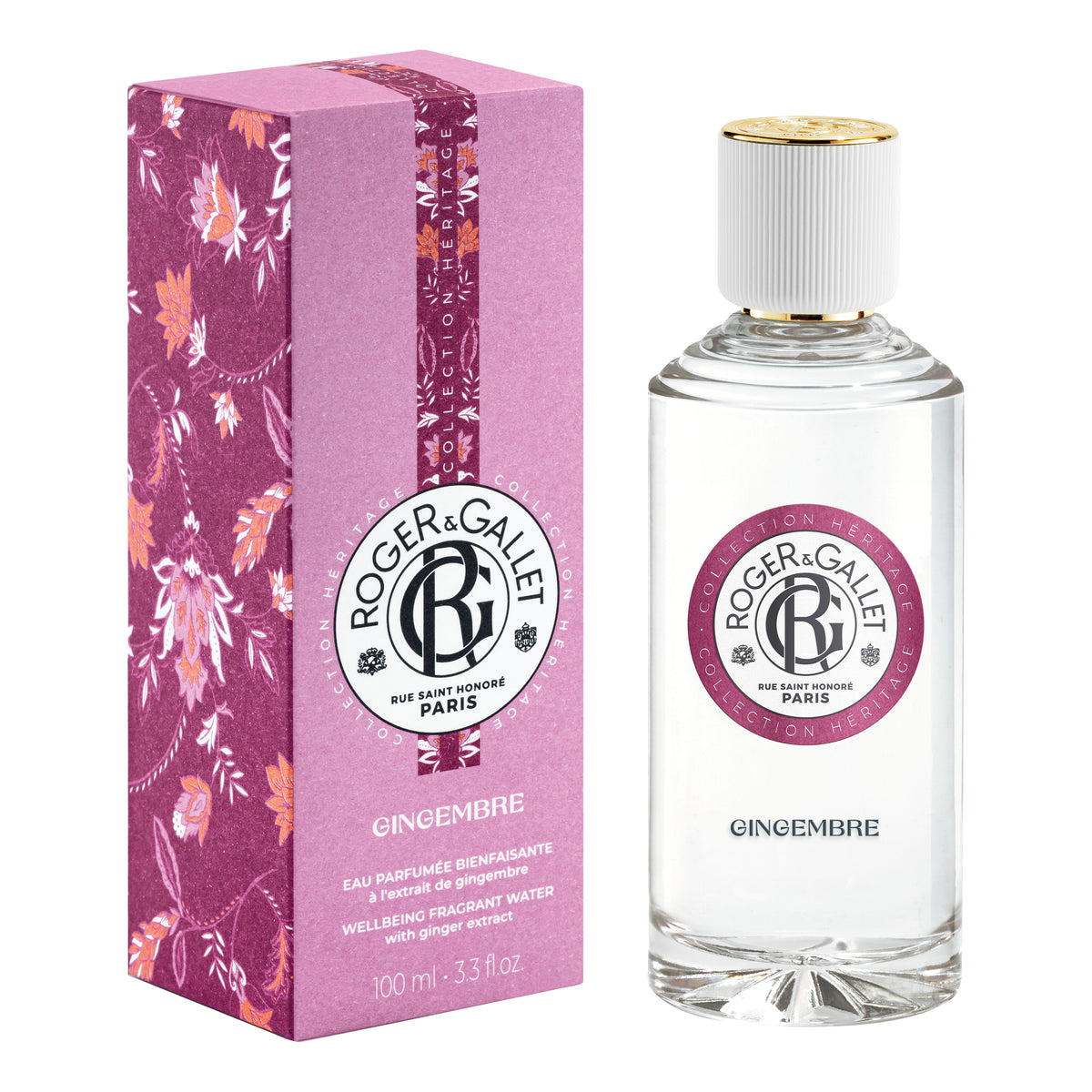 Roger&Gallet Heritage Gingembre Acqua Profumata Benessere 100 ml