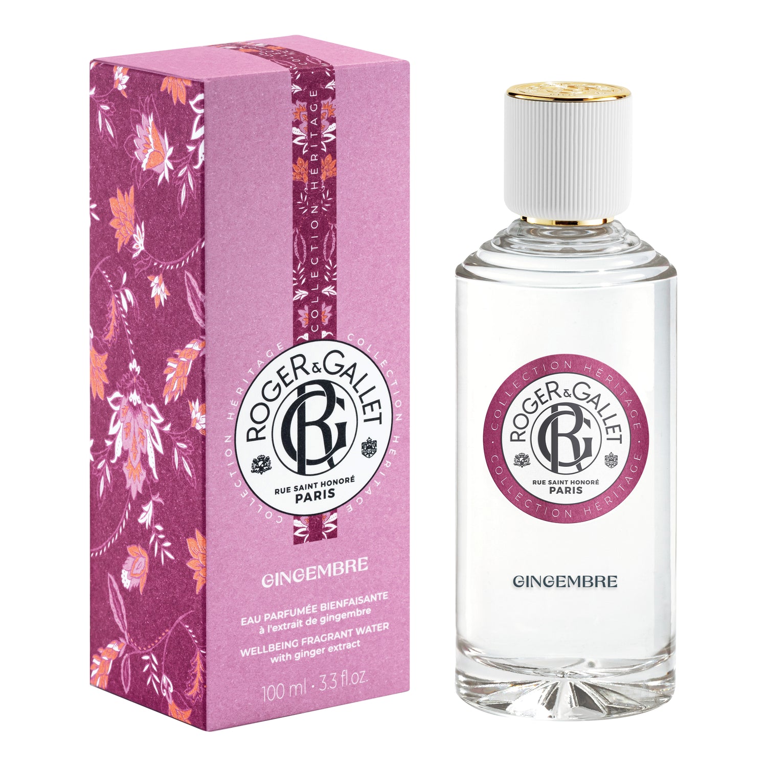 Roger&Gallet Heritage Gingembre Acqua Profumata Benessere 100 ml