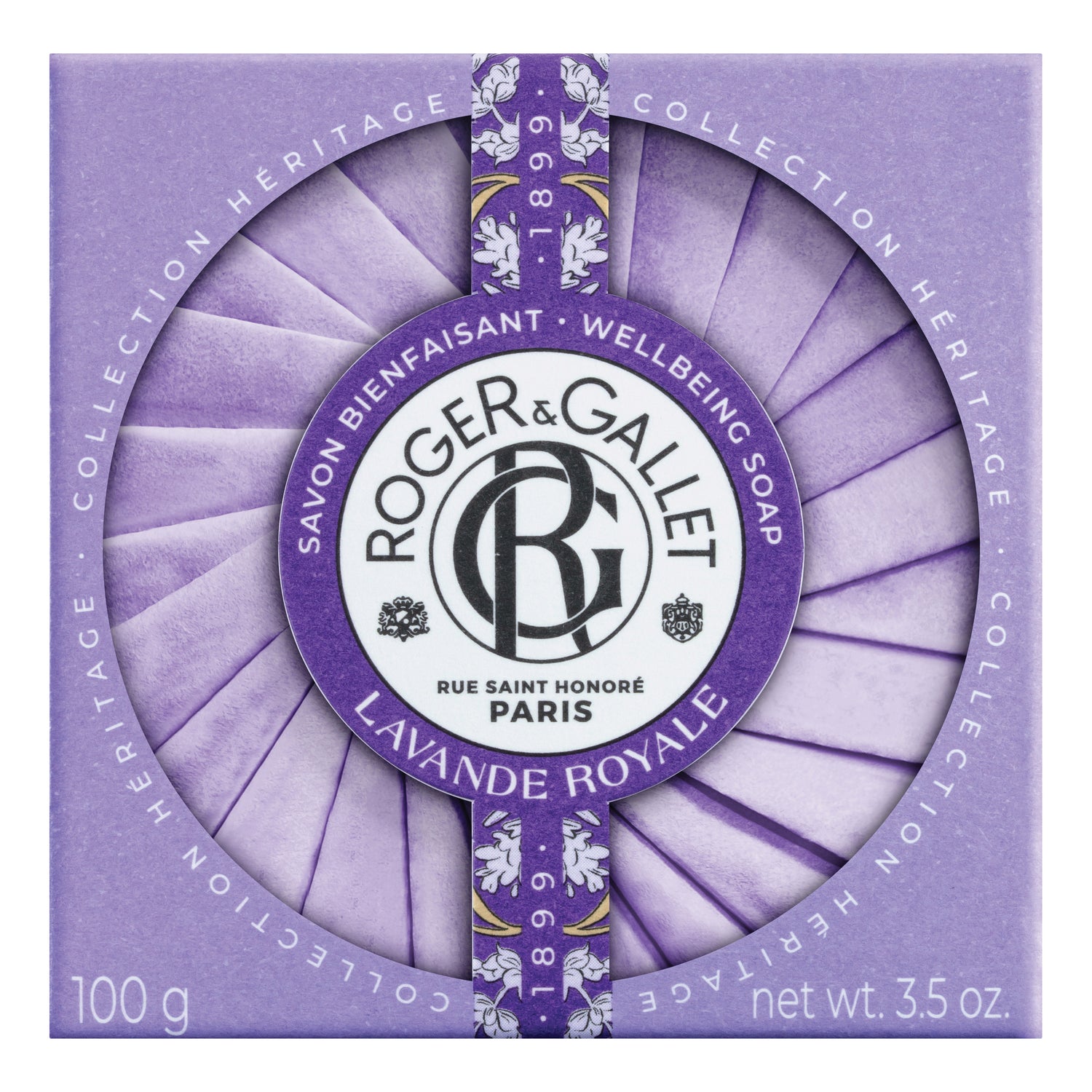 Roger&Gallet - Heritage Lavande Royale Saponetta Di Benessere 100g