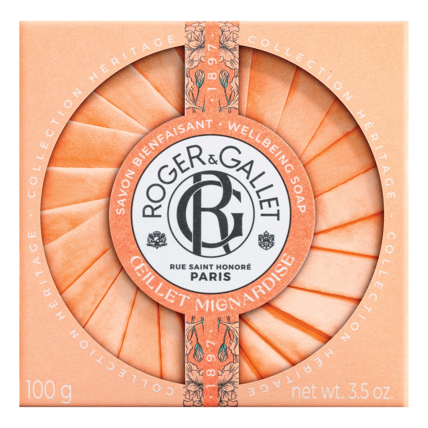 Roger&Gallet - Heritage Oeillet Mignardise Saponetta Di Benessere 100g